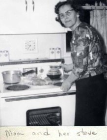 Grandma and her stove