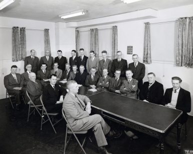 Herman Wierenga with council members
