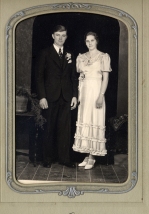 Herman & Harriet wedding 1934