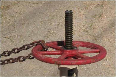 Chain-locked valve