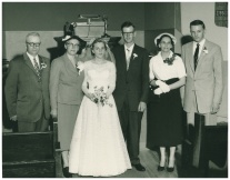 Wedding 6 June 1958