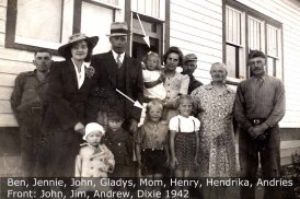 Olthuis family visit to Neerlandia 1942