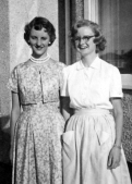 Gladys with Gerda Vroon
